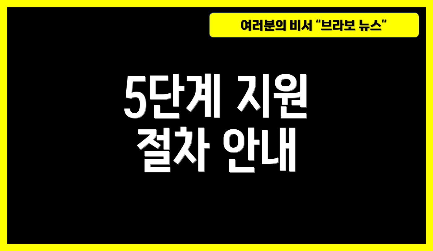 5단계 지원 절차 안내