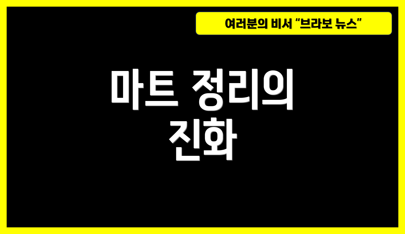 마트 정리의 진화