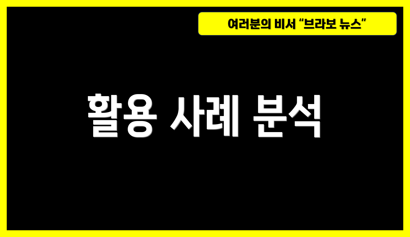 활용 사례 분석
