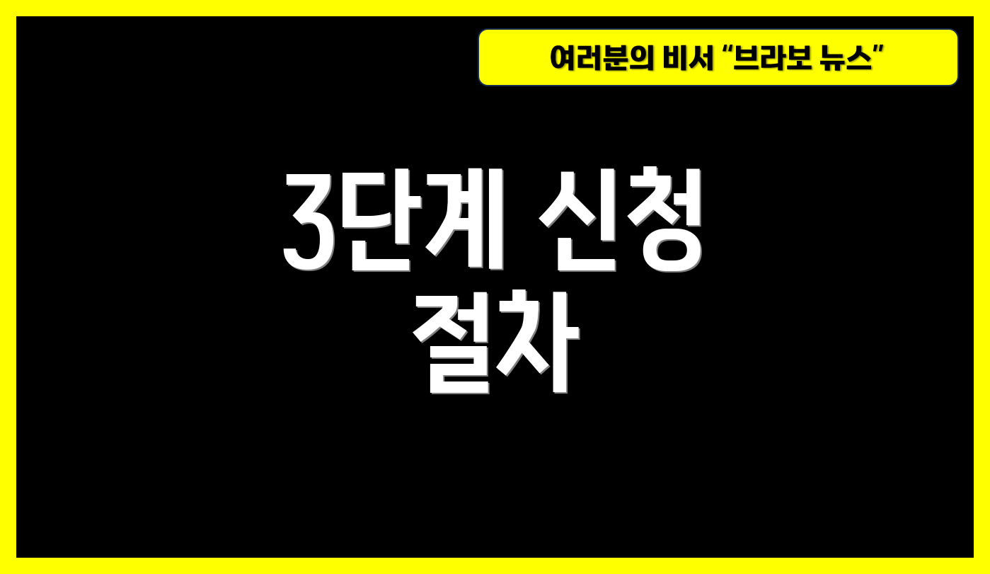 3단계 신청 절차