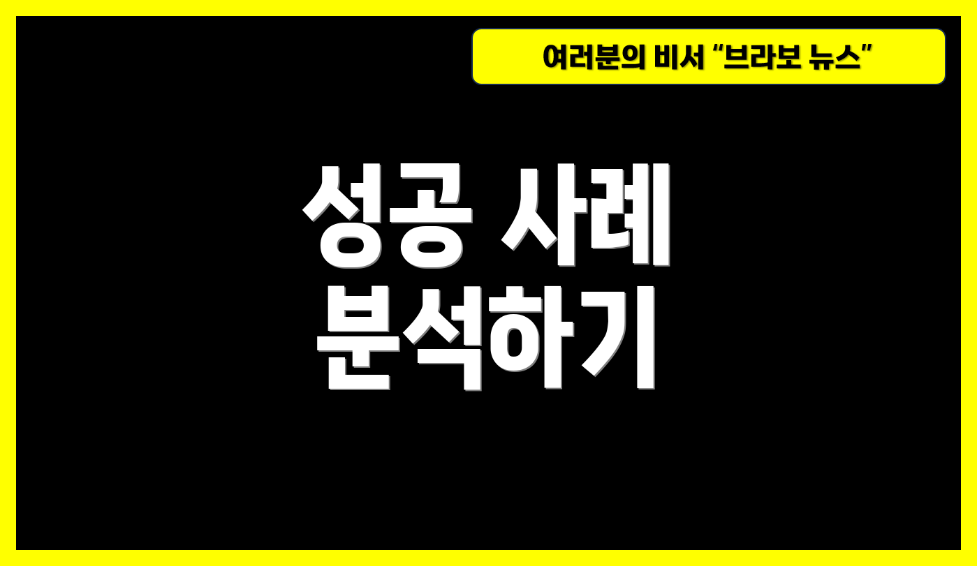 성공 사례 분석하기
