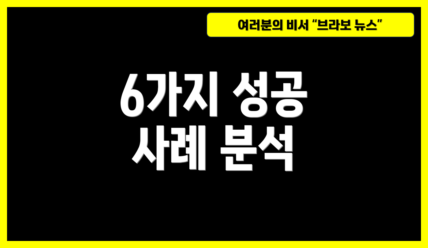 6가지 성공 사례 분석