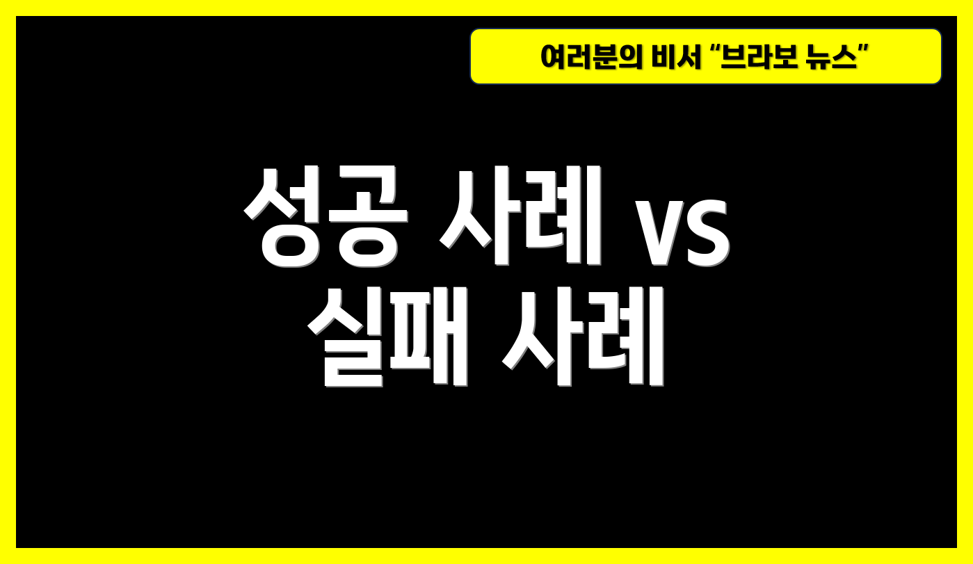 성공 사례 vs 실패 사례