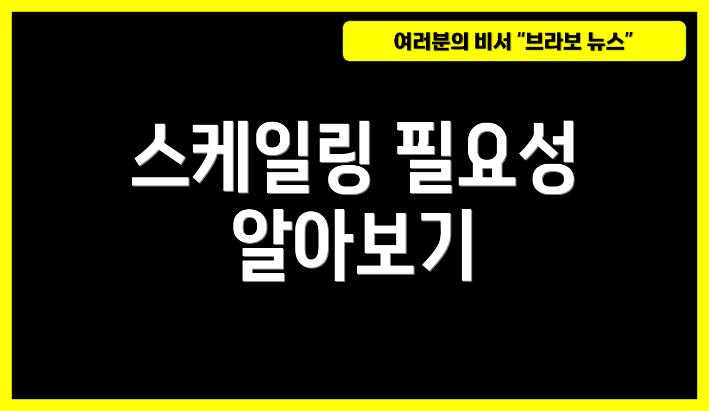 스케일링 필요성 알아보기